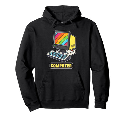 Rainbow Spectrum Computer Hoodie - Minimalist Print Unisex - T-Shirt, Sweatshirt, Hoodie