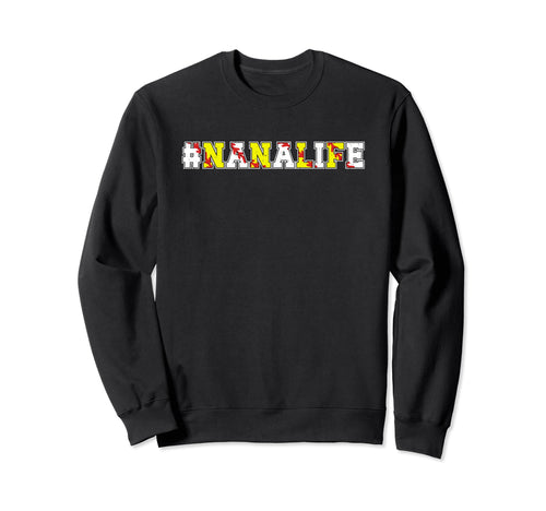 Softball Baseball Nana Life Sweatshirt - Minimalist Print for Adults - T-Shirt, Sweatshirt, Hoodie