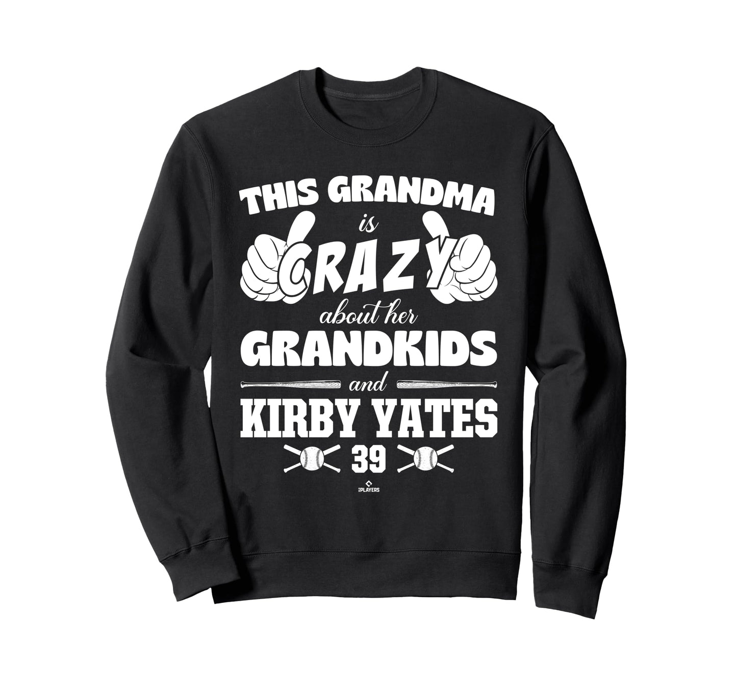 Grandma Crazy Kirby Yates Texas Sweatshirt - Custom Art Print Unisex - T-Shirt, Sweatshirt, Hoodie