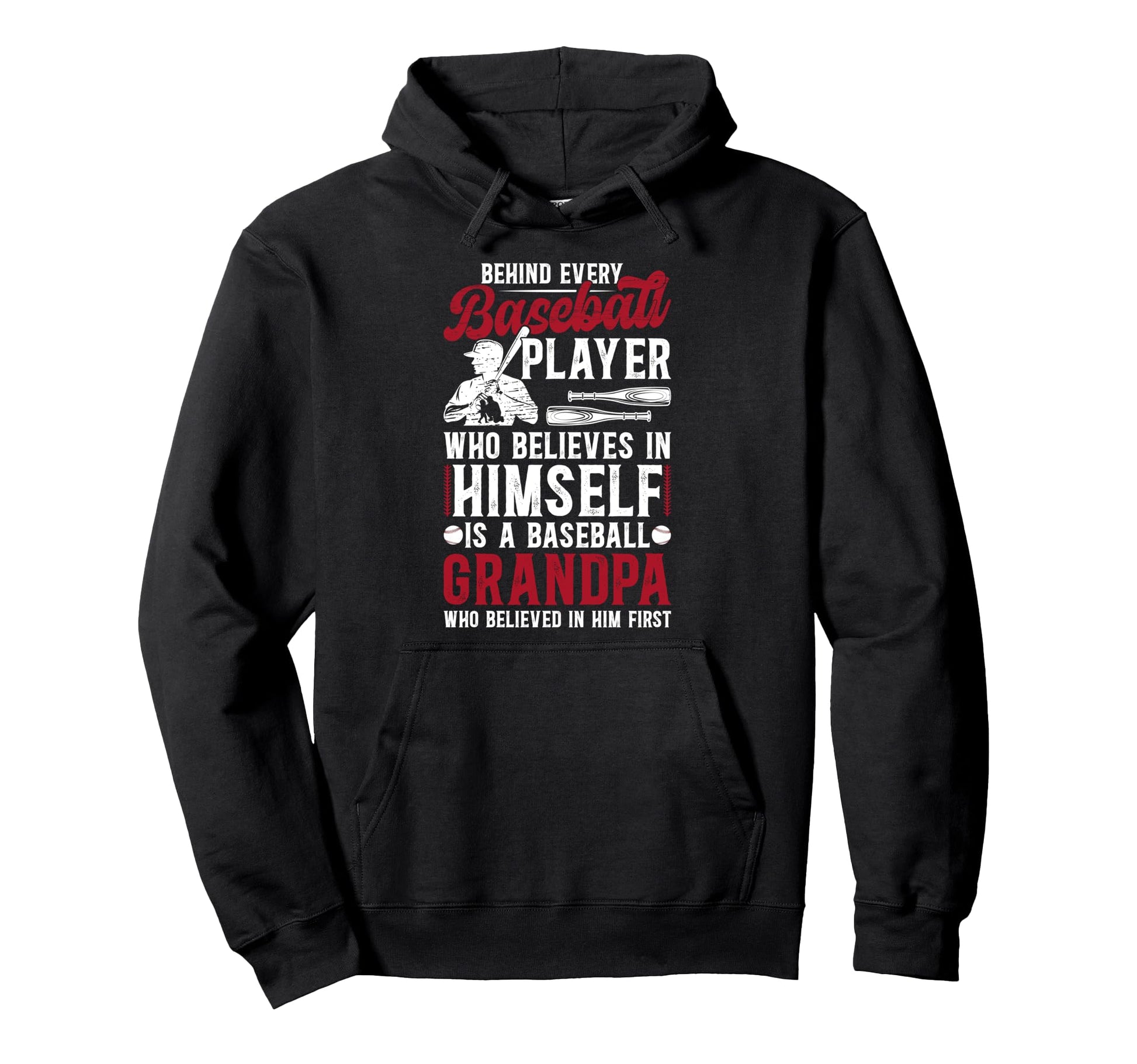 Baseball Grandpa Proud Grandpa Baseball Hoodie - Trendy Graphic Unisex - T-Shirt, Sweatshirt, Hoodie