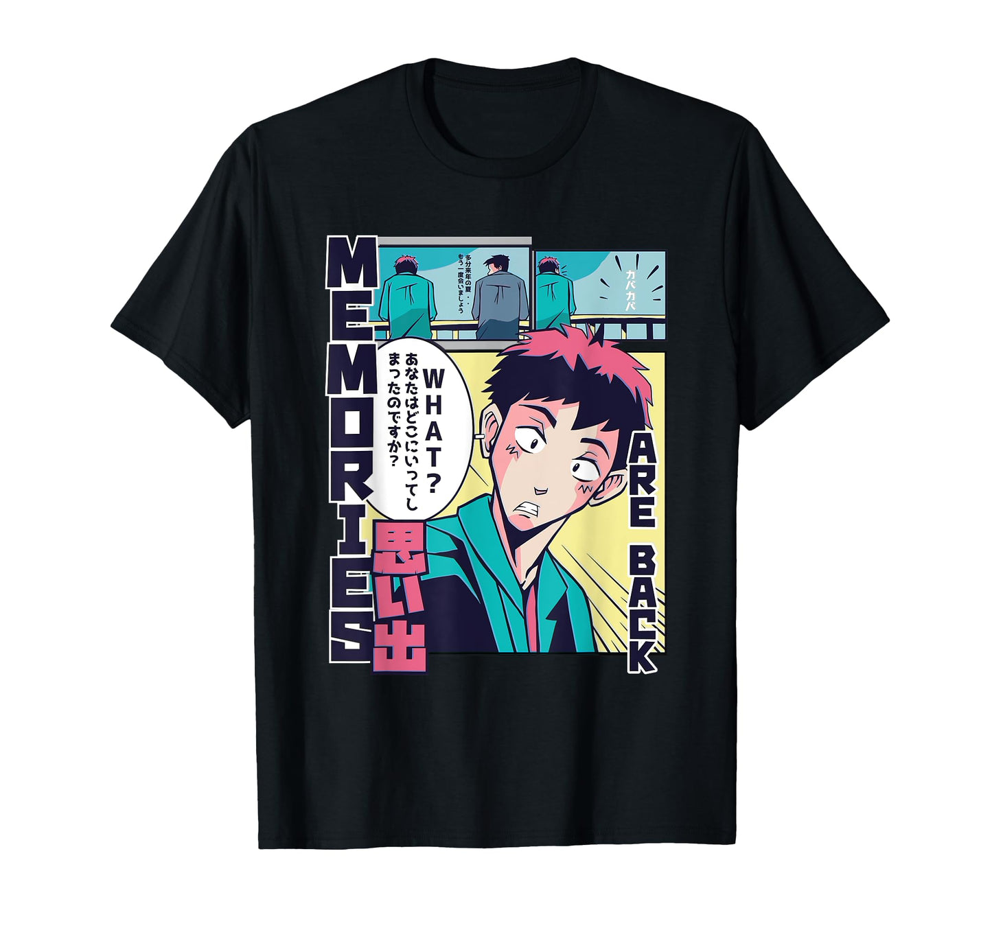 Synthwave Vaporwave Aesthetic Anime T-Shirt - Aesthetic Graphic Men Women - T-Shirt, Sweatshirt, Hoodie