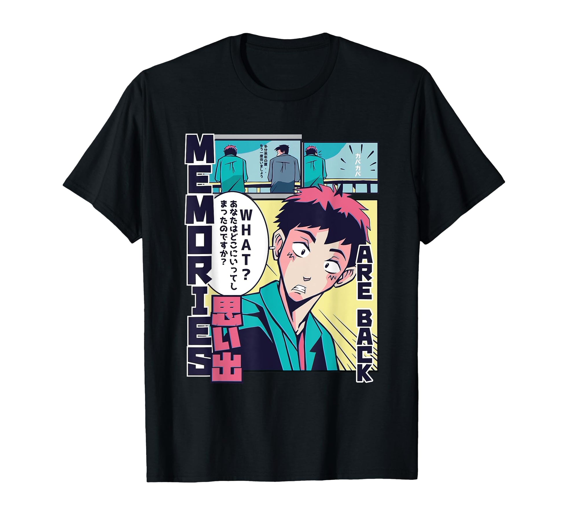 Synthwave Vaporwave Aesthetic Anime T-Shirt - Aesthetic Graphic Men Women - T-Shirt, Sweatshirt, Hoodie