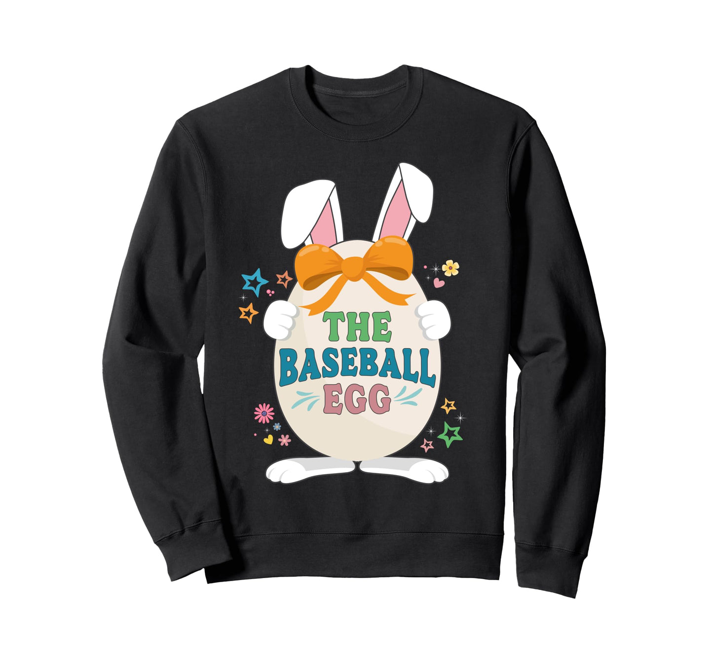 Baseball Egg Easter Matching Family Fun Sweatshirt - Novelty Apparel Unisex - T-Shirt, Sweatshirt, Hoodie