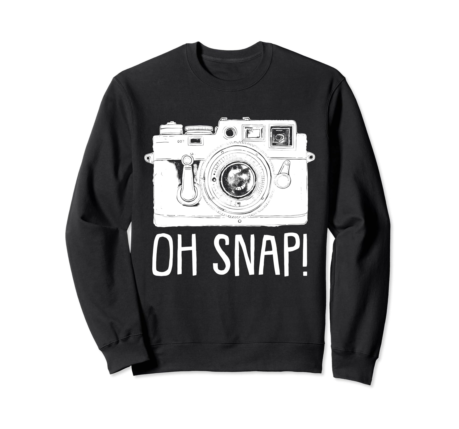 Photographer Camera Funny Sweatshirt - Casual Everyday Wear for Adults - T-Shirt, Sweatshirt, Hoodie