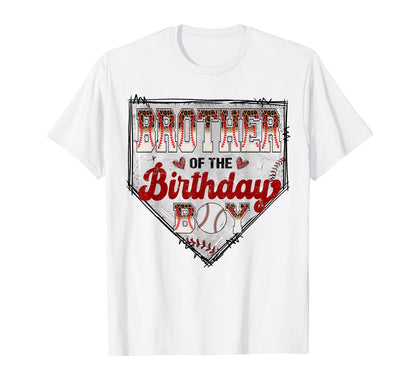 Brother Birthday Baseball Player Bday T-Shirt - Graphic Print for Adults - T-Shirt, Sweatshirt, Hoodie