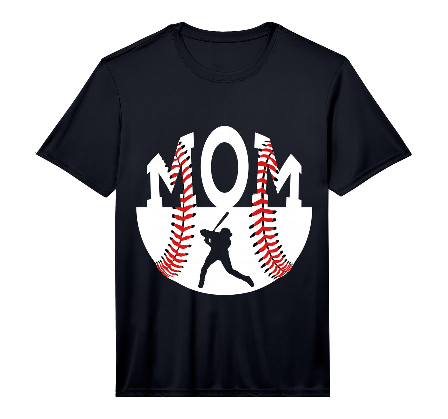 Mens Mama Baseball Mom Performance T-Shirt - Custom Art Print Unisex - T-Shirt, Sweatshirt, Hoodie
