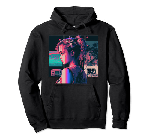 Vaporwave Aesthetic 90S Egirl Japanese Hoodie - Trendy Graphic Men Women - T-Shirt, Sweatshirt, Hoodie