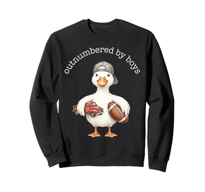 Outnumbered Duckling Toy Truck Sweatshirt - Custom Art Print for Adults - T-Shirt, Sweatshirt, Hoodie