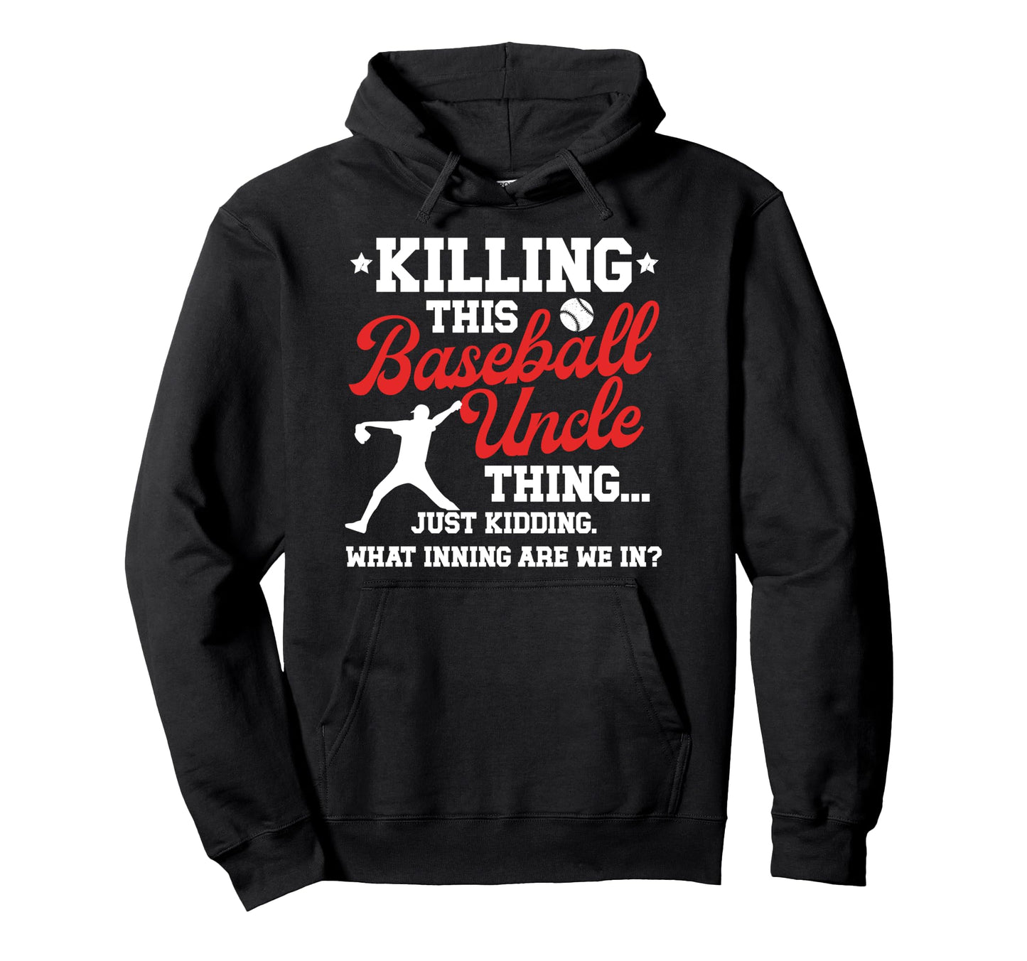 This Baseball Uncle Thing Baseball Player Hoodie - Custom Art Print Unisex - T-Shirt, Sweatshirt, Hoodie