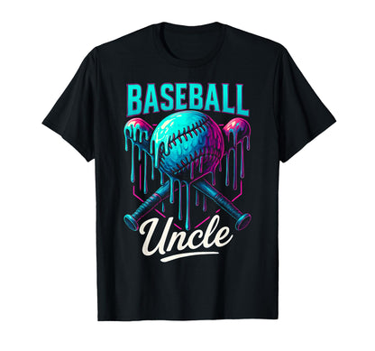 Baseball Drip Uncle Ice Cream Drip T-Shirt - Unique Graphic for Adults - T-Shirt, Sweatshirt, Hoodie
