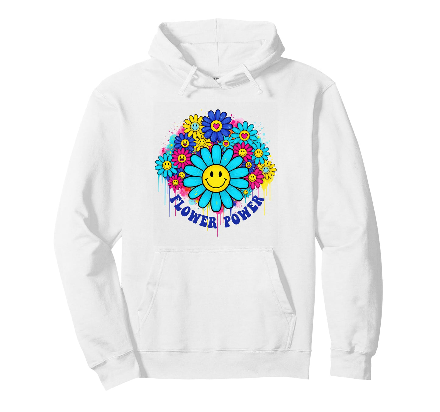 Flower Power Daisy Floral Gifts And Hoodie - Aesthetic Graphic Men Women - T-Shirt, Sweatshirt, Hoodie
