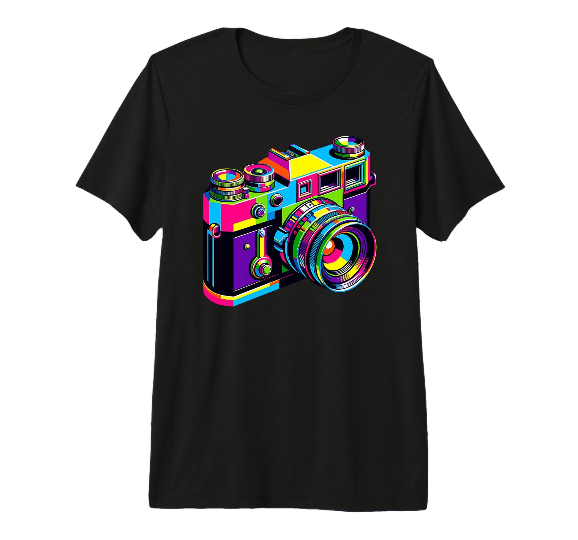 Camera Photographer Photography T-Shirt - Custom Art Print Unisex - T-Shirt, Sweatshirt, Hoodie