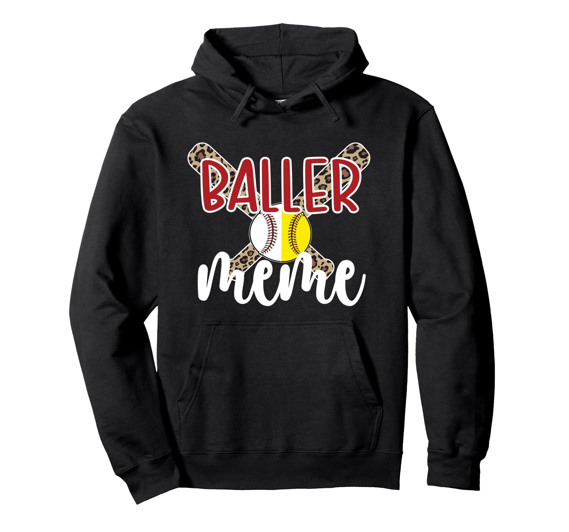 Baller Meme Proud Baseball Hoodie - Casual Everyday Wear for Adults - T-Shirt, Sweatshirt, Hoodie