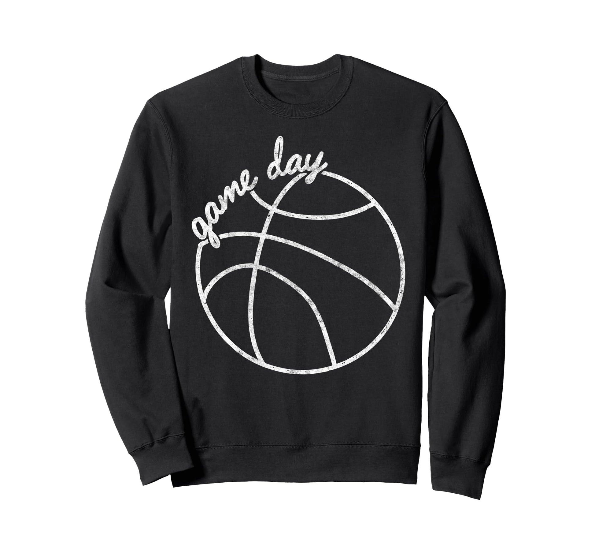Game Day Vibes Basketball Player Sweatshirt - Custom Art Print Men Women - T-Shirt, Sweatshirt, Hoodie