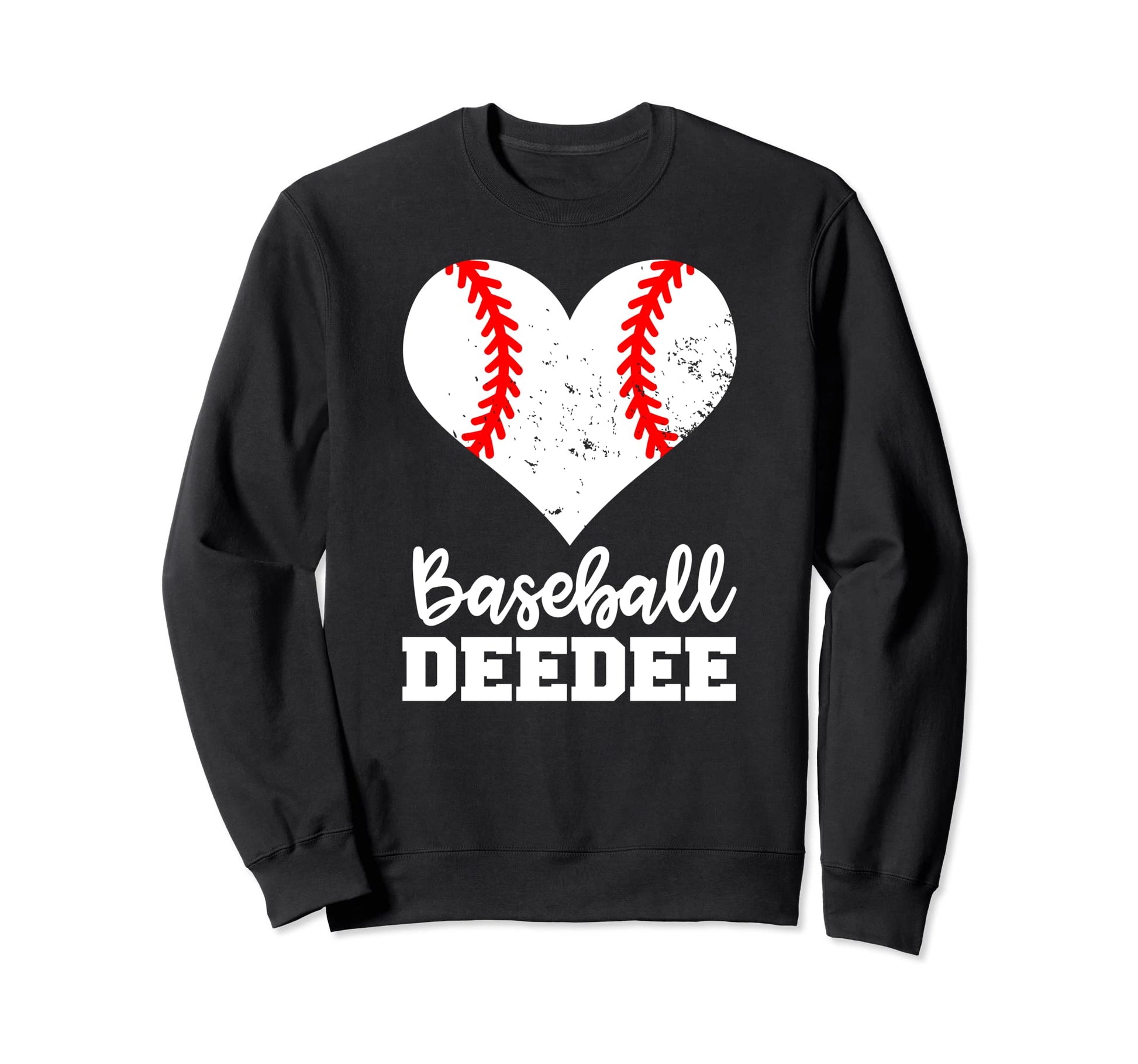 Baseball Deedee Funny Baseball Heart Sweatshirt - Unique Graphic Men Women - T-Shirt, Sweatshirt, Hoodie