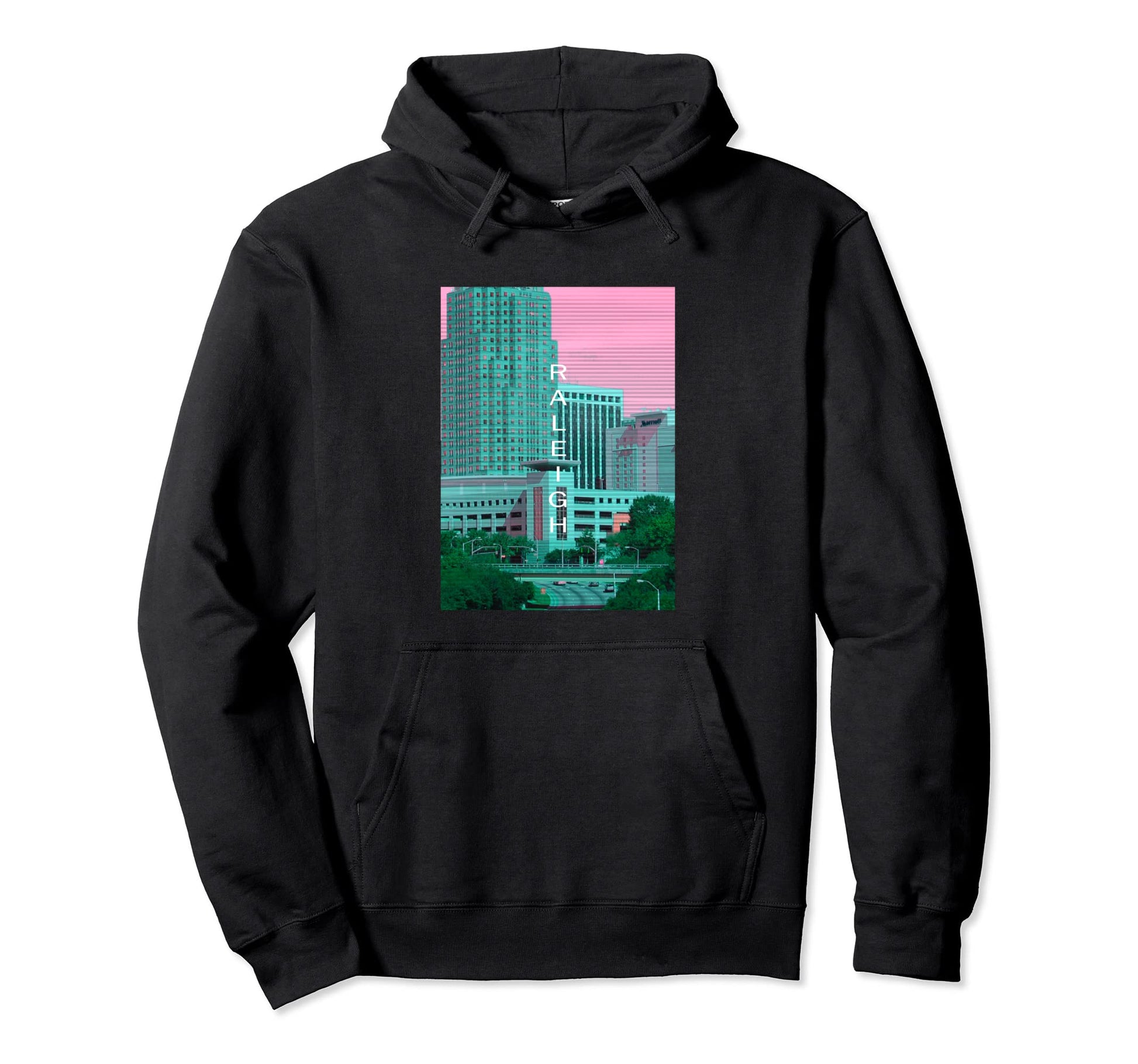 North Carolina Vaporwave Aesthetic Hoodie - Novelty Apparel Men Women - T-Shirt, Sweatshirt, Hoodie