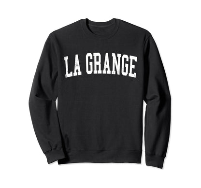 La Grange Ky Distressed White Sweatshirt - Custom Art Print for Adults - T-Shirt, Sweatshirt, Hoodie