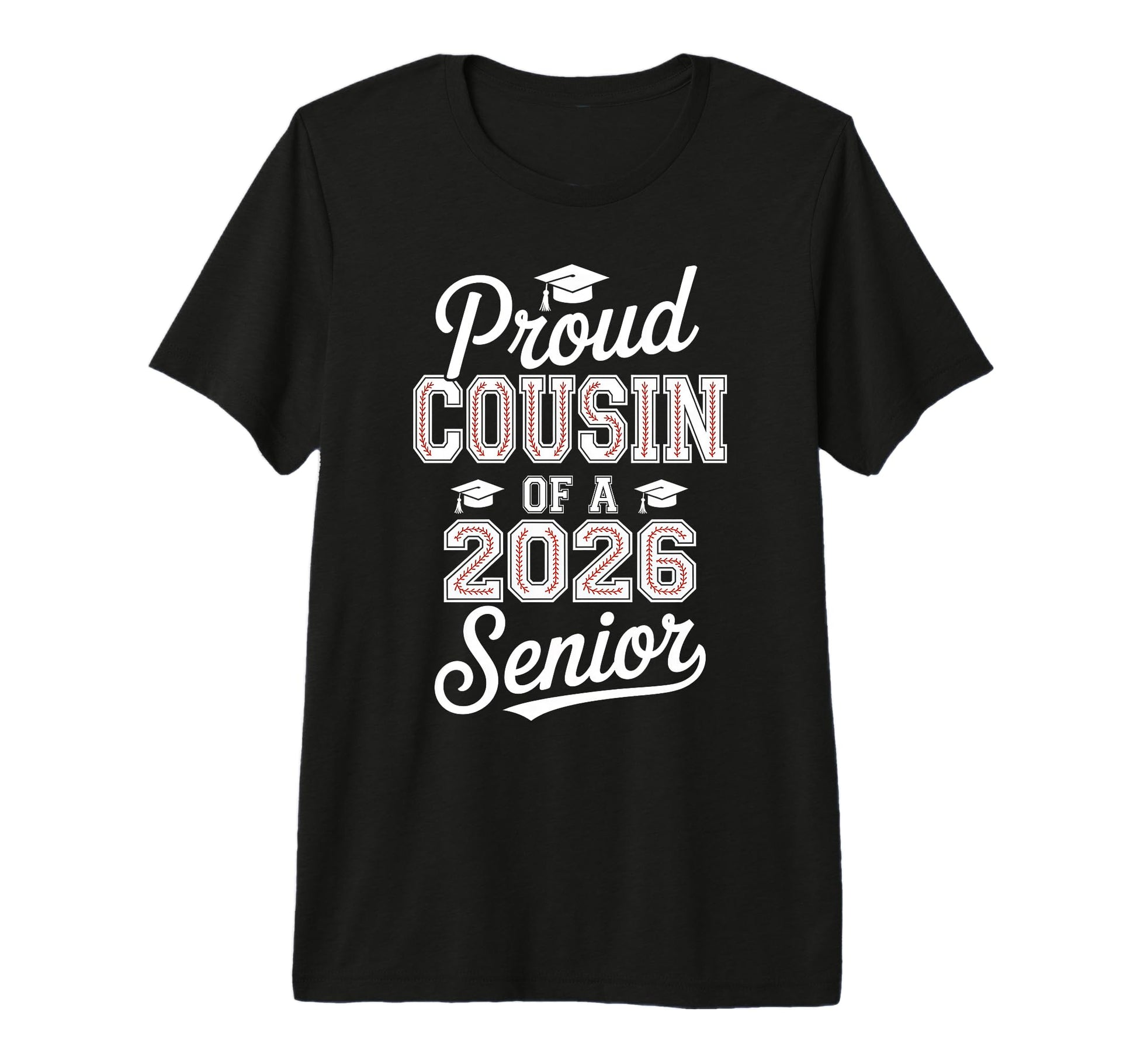 Proud Cousin 2026 Senior Baseball T-Shirt - Trendy Graphic Men Women - T-Shirt, Sweatshirt, Hoodie