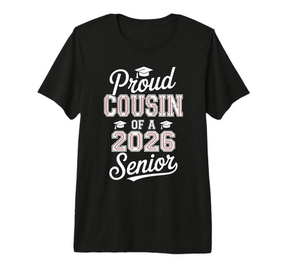 Proud Cousin 2026 Senior Baseball T-Shirt - Trendy Graphic Men Women - T-Shirt, Sweatshirt, Hoodie