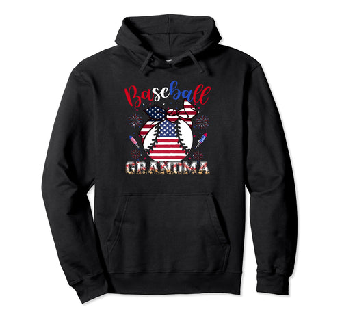 Baseball Grandma Headband Baseball Ball Hoodie - Novelty Apparel Unisex - T-Shirt, Sweatshirt, Hoodie