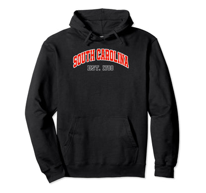 South Carolina State Souvenir Sc Hoodie - Casual Everyday Wear Unisex - T-Shirt, Sweatshirt, Hoodie