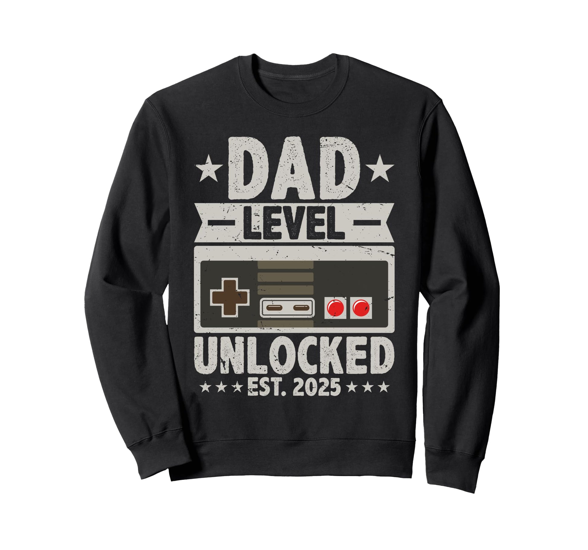 Dad Level Unlocked New Dad Sweatshirt - Minimalist Print Men Women - T-Shirt, Sweatshirt, Hoodie