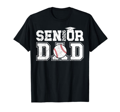 Baseball Senior Dad Senior Baseball T-Shirt - Minimalist Print for Adults - T-Shirt, Sweatshirt, Hoodie