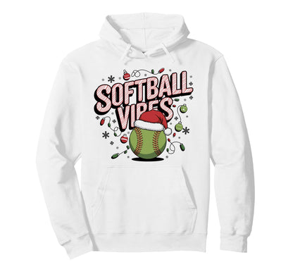 Softball Vibes Groovy Game Day Hoodie - Streetwear Style Unisex - T-Shirt, Sweatshirt, Hoodie