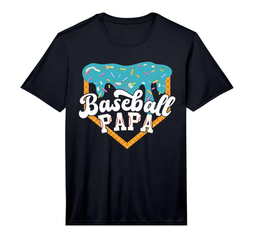 Mens Baseball Papa Drip Ice Cream T-Shirt - Trendy Graphic Men Women - T-Shirt, Sweatshirt, Hoodie