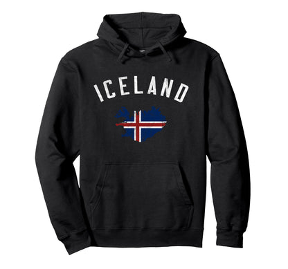 Varsity Iceland Hoodie - Streetwear Style Men Women - T-Shirt, Sweatshirt, Hoodie