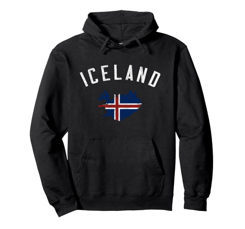 Varsity Iceland Hoodie - Streetwear Style Men Women - T-Shirt, Sweatshirt, Hoodie