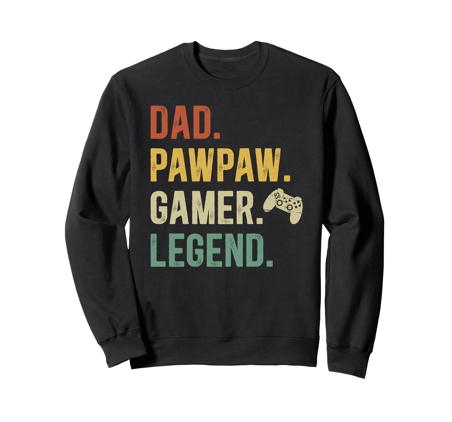 Dad Pawpaw Gamer Pawpaw Gaming Sweatshirt - Aesthetic Graphic Unisex - T-Shirt, Sweatshirt, Hoodie