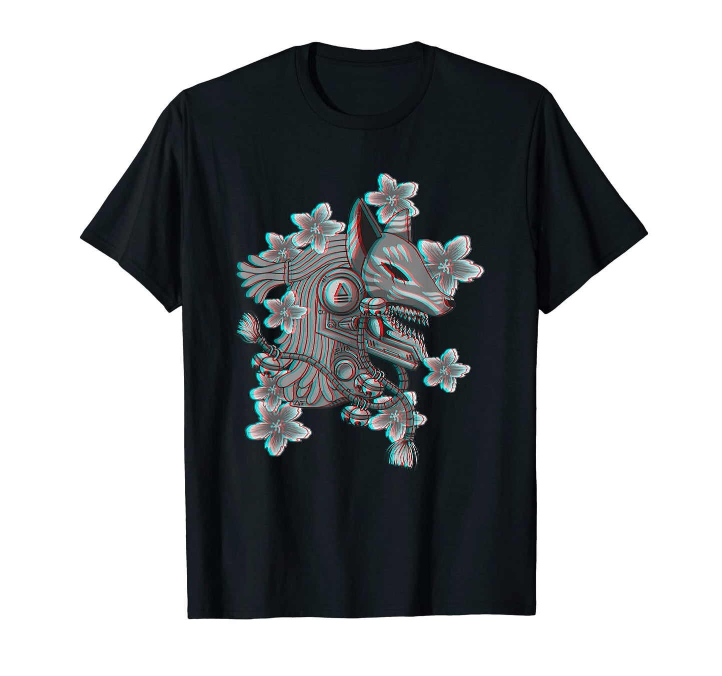 Kitsune Anime Aesthetic Japan Vaporwave T-Shirt - Aesthetic Graphic Unisex - T-Shirt, Sweatshirt, Hoodie