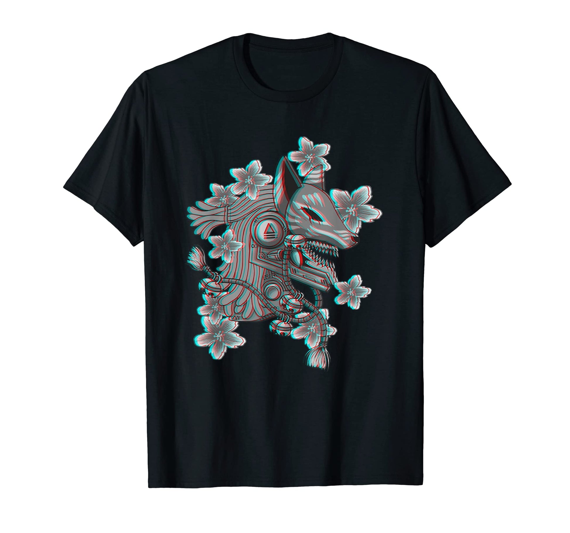 Kitsune Anime Aesthetic Japan Vaporwave T-Shirt - Aesthetic Graphic Unisex - T-Shirt, Sweatshirt, Hoodie