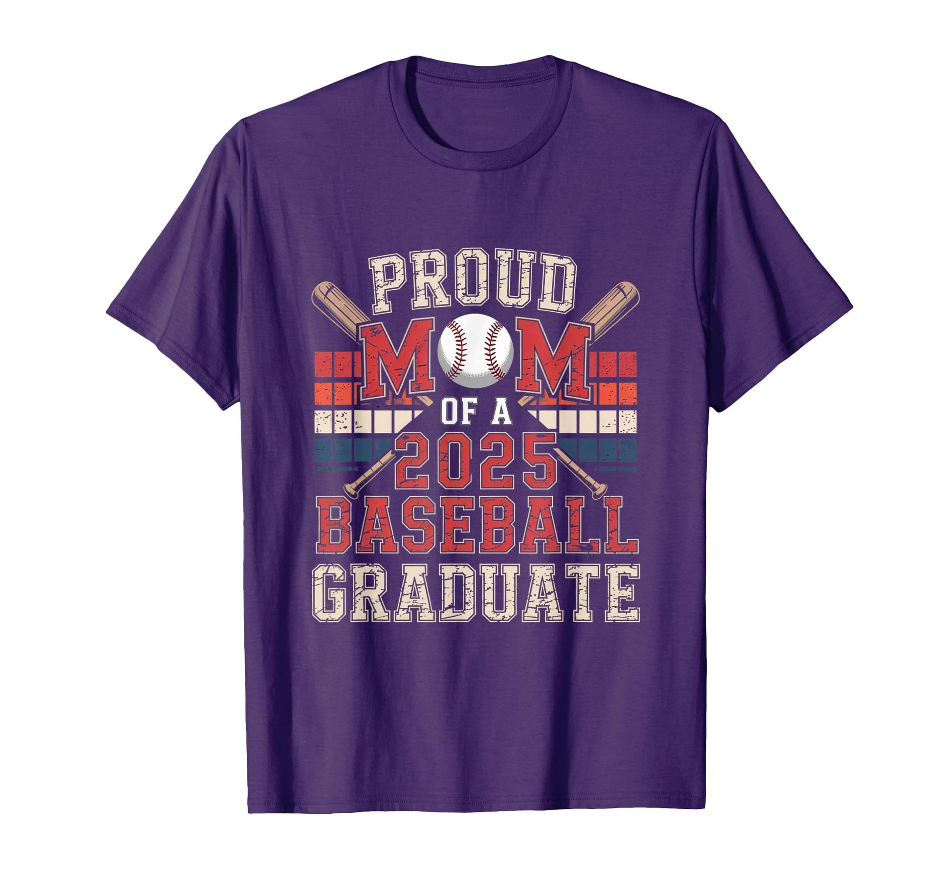 Proud Mom 2025 Baseball Graduate T-Shirt - Novelty Apparel Men Women - T-Shirt, Sweatshirt, Hoodie