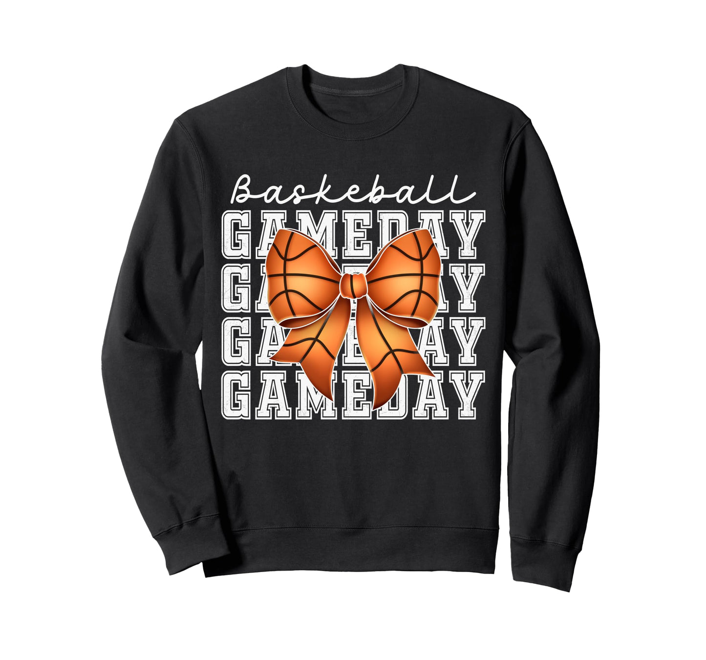 Basketball Game Day Mom Coquette Sweatshirt - Fun Novelty Design Unisex - T-Shirt, Sweatshirt, Hoodie