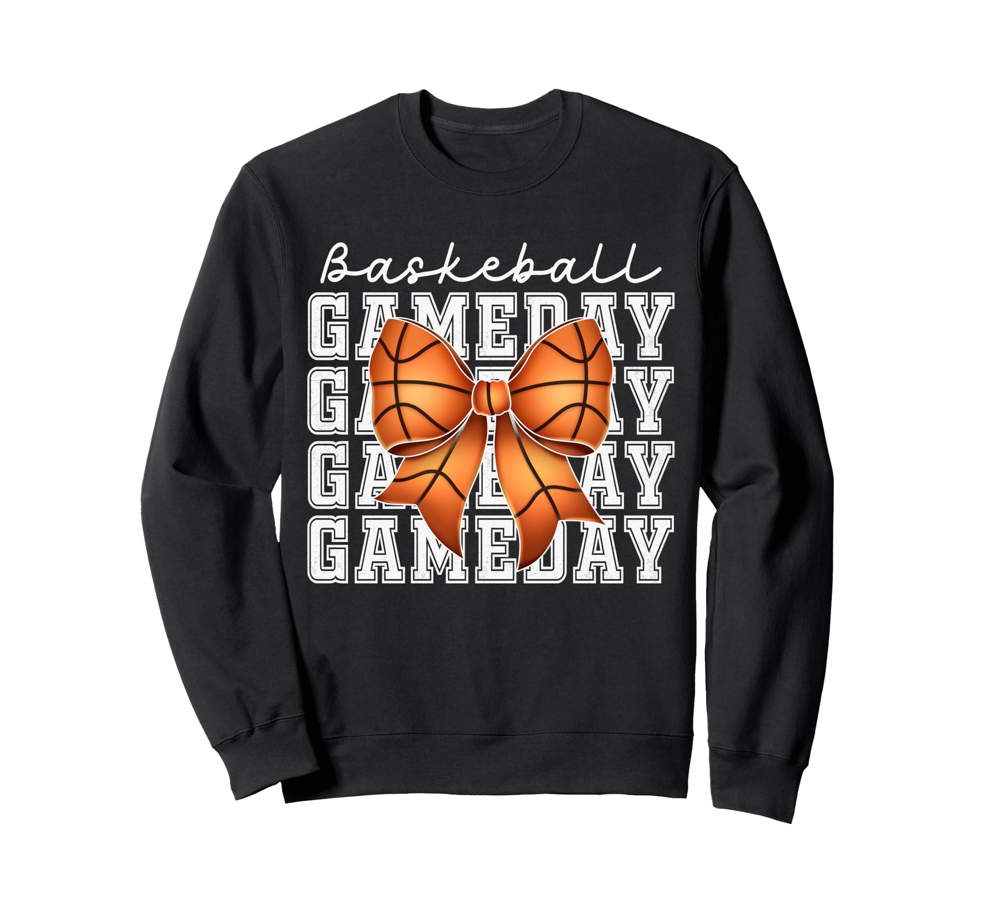 Basketball Game Day Mom Coquette Sweatshirt - Fun Novelty Design Unisex - T-Shirt, Sweatshirt, Hoodie