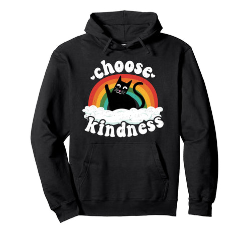 Anti Bullying Rainbow Peace Kind Hoodie - Aesthetic Graphic for Adults - T-Shirt, Sweatshirt, Hoodie