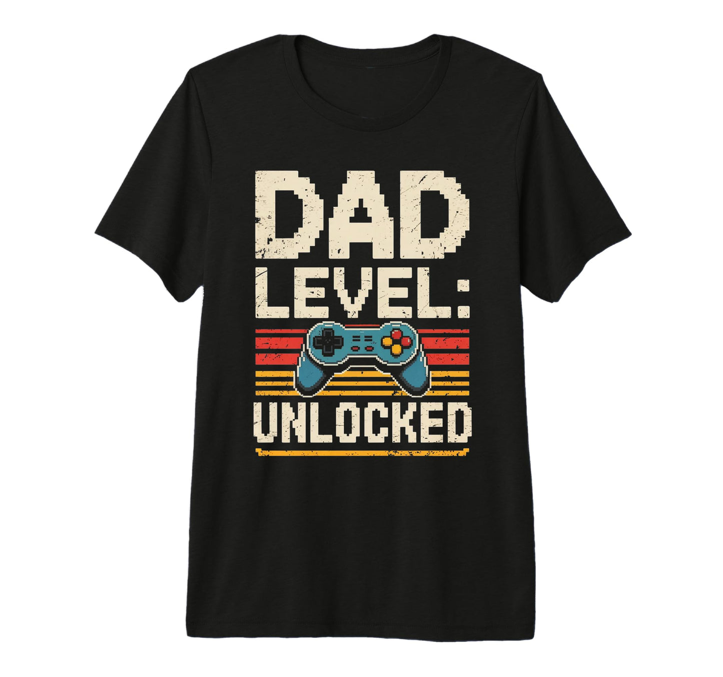 Dad Level Unlocked Gamer Fathers T-Shirt - Fun Novelty Design for Adults - T-Shirt, Sweatshirt, Hoodie