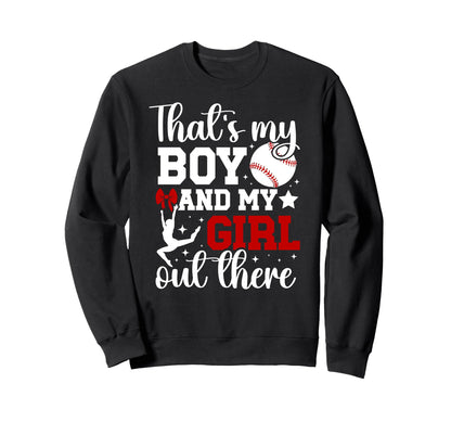 Baseball And Dance Mom Proud Sweatshirt - Streetwear Style Men Women - T-Shirt, Sweatshirt, Hoodie