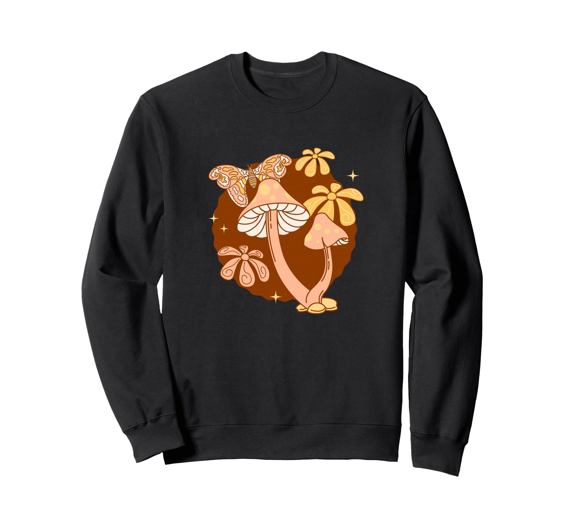 Groovy Mushroom Lover Boho Sweatshirt - Aesthetic Graphic for Adults - T-Shirt, Sweatshirt, Hoodie