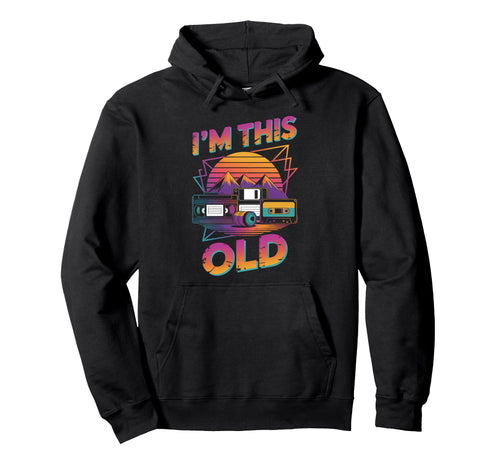 Im This Old Tape Camera Nostalgic Hoodie - Casual Everyday Wear Unisex - T-Shirt, Sweatshirt, Hoodie