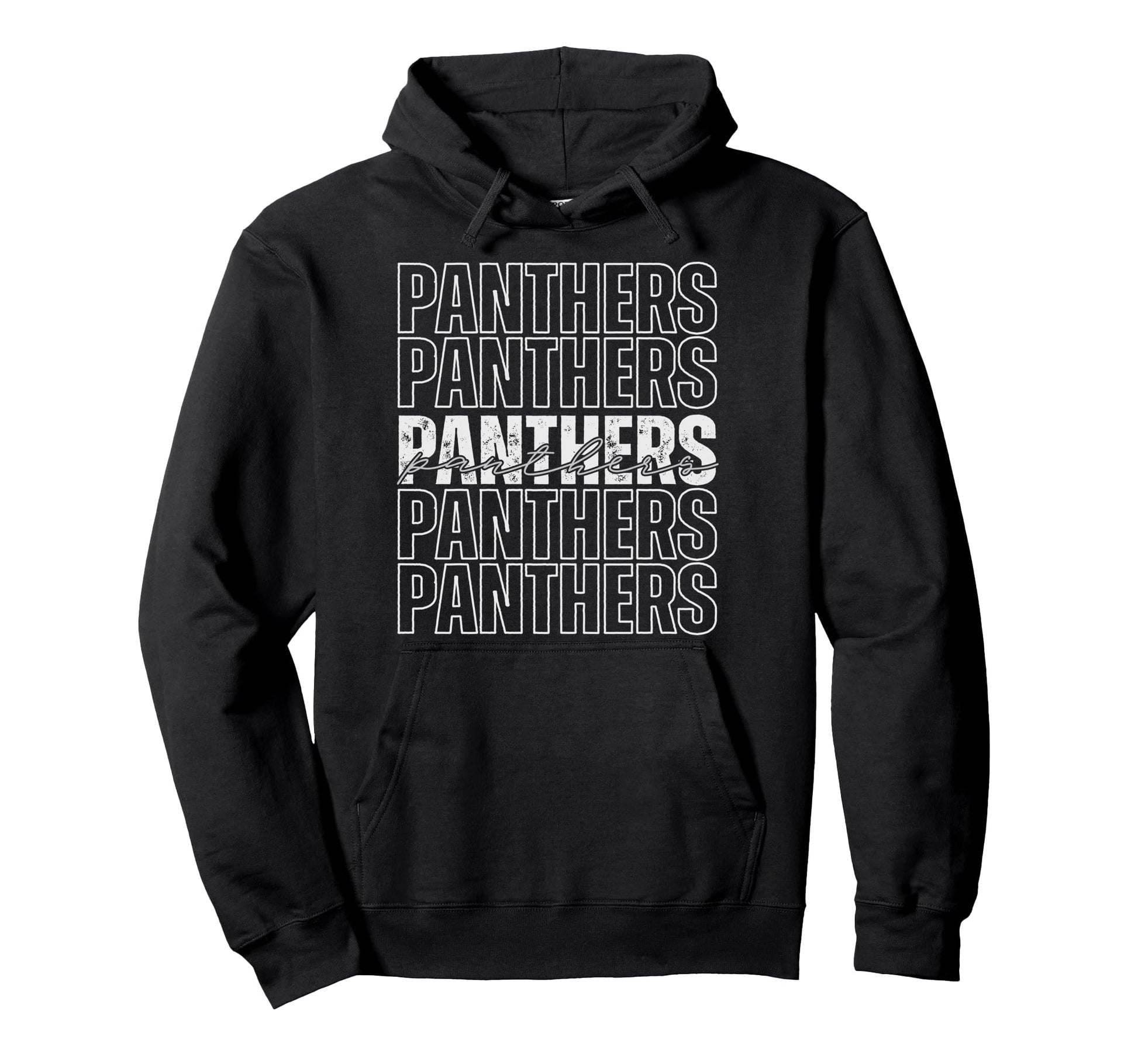 Panthers Mascot Back To School Hoodie - Aesthetic Graphic for Adults - T-Shirt, Sweatshirt, Hoodie