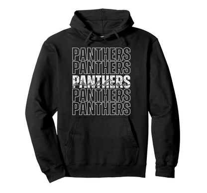 Panthers Mascot Back To School Hoodie - Aesthetic Graphic for Adults - T-Shirt, Sweatshirt, Hoodie