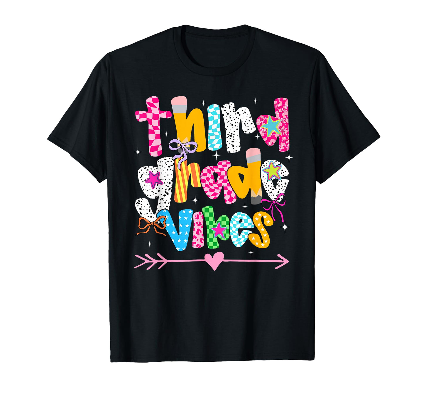 Back To School Groovy Teacher Third T-Shirt - Graphic Print for Adults - T-Shirt, Sweatshirt, Hoodie