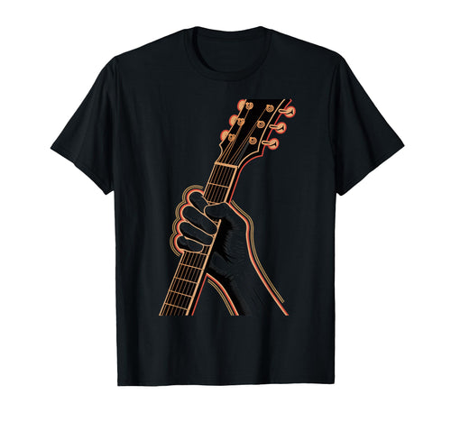 Guitarist Hand Fretboard Electric T-Shirt - Novelty Apparel for Adults - T-Shirt, Sweatshirt, Hoodie
