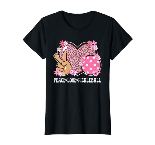 Peace Love Pickleball Lover Outfit T-Shirt - Graphic Print for Adults - T-Shirt, Sweatshirt, Hoodie