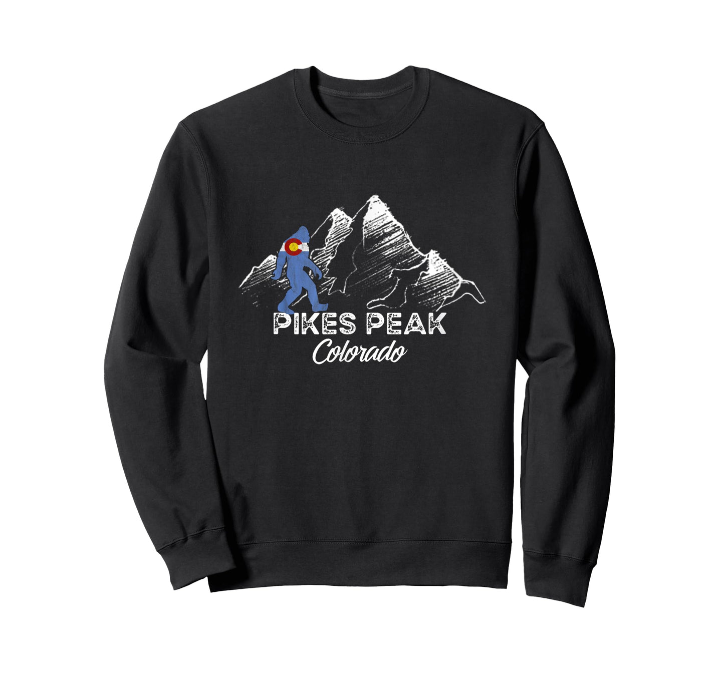 Pikes Peak Colorado National Park Sweatshirt - Custom Art Print Unisex - T-Shirt, Sweatshirt, Hoodie