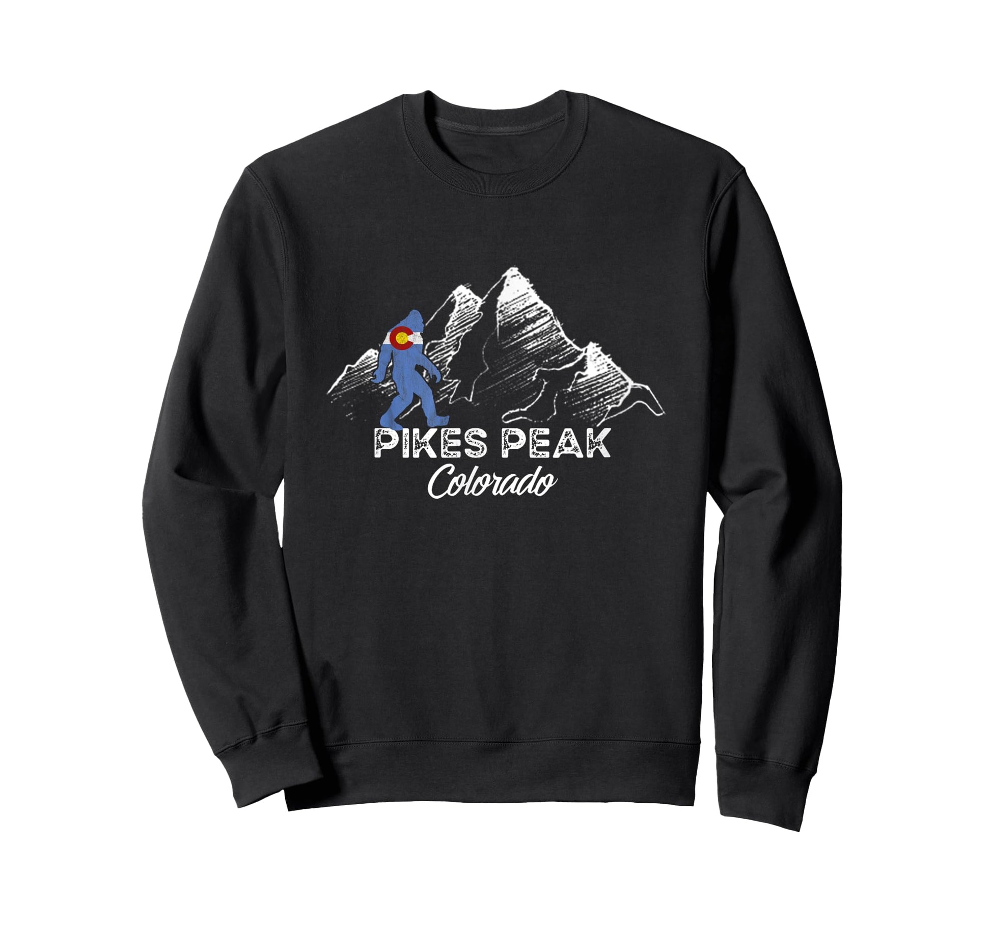 Pikes Peak Colorado National Park Sweatshirt - Custom Art Print Unisex - T-Shirt, Sweatshirt, Hoodie