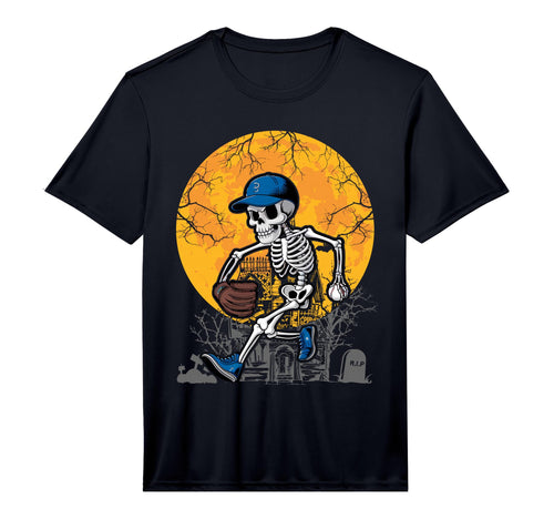 Baseball Skeleton Halloween Baseball T-Shirt - Aesthetic Graphic Unisex - T-Shirt, Sweatshirt, Hoodie